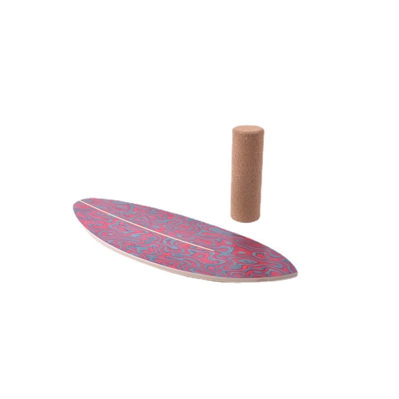 Balance Board Fitness - Wooden High Difficulty Balance Trainer with