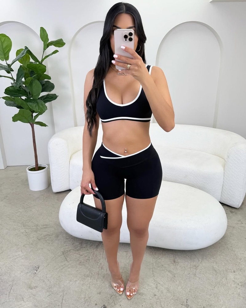 STYLISH LADY Contrast Trim Yog - огляд і ціна Yoga Fitness Fit Club