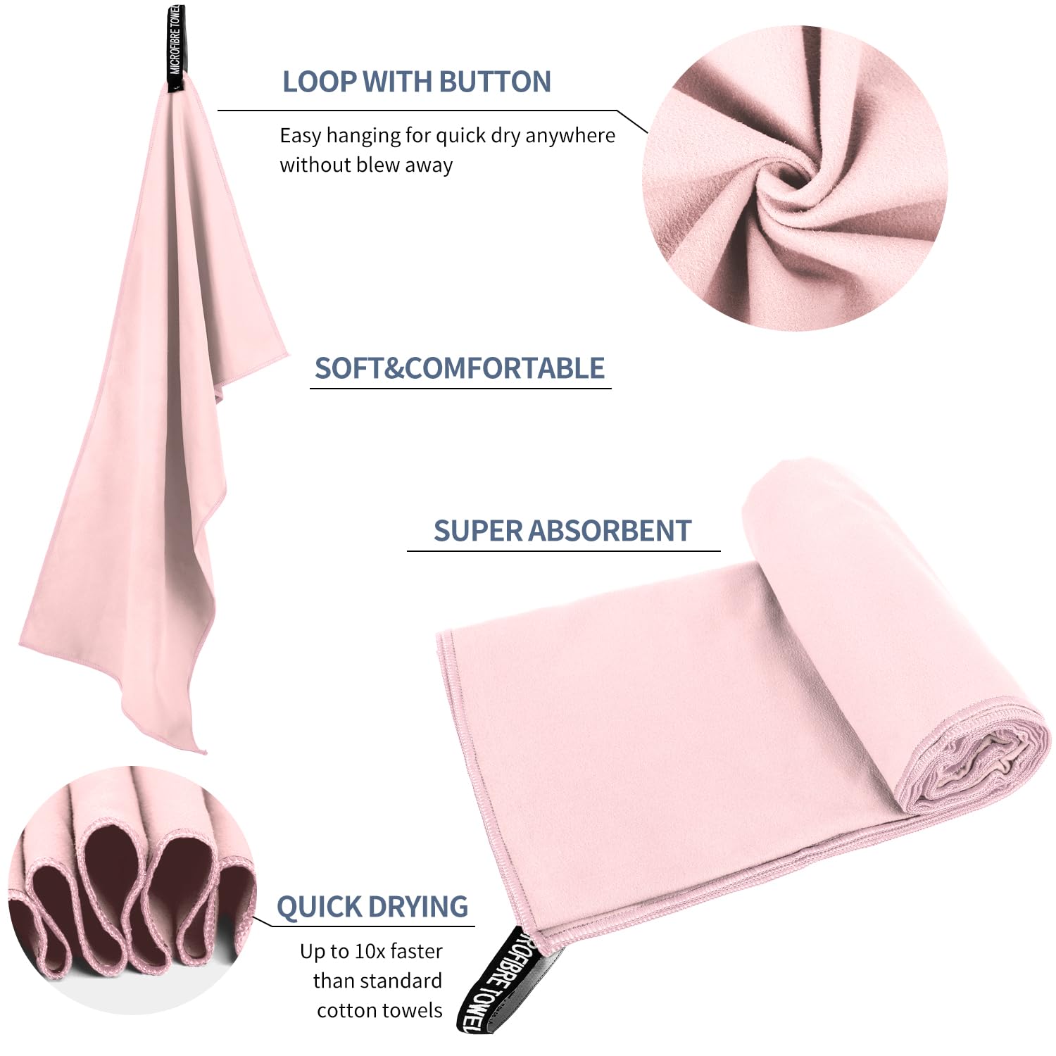 1 PCS 40x80cm Microfiber Gym T - огляд і ціна Yoga Fitness Workout