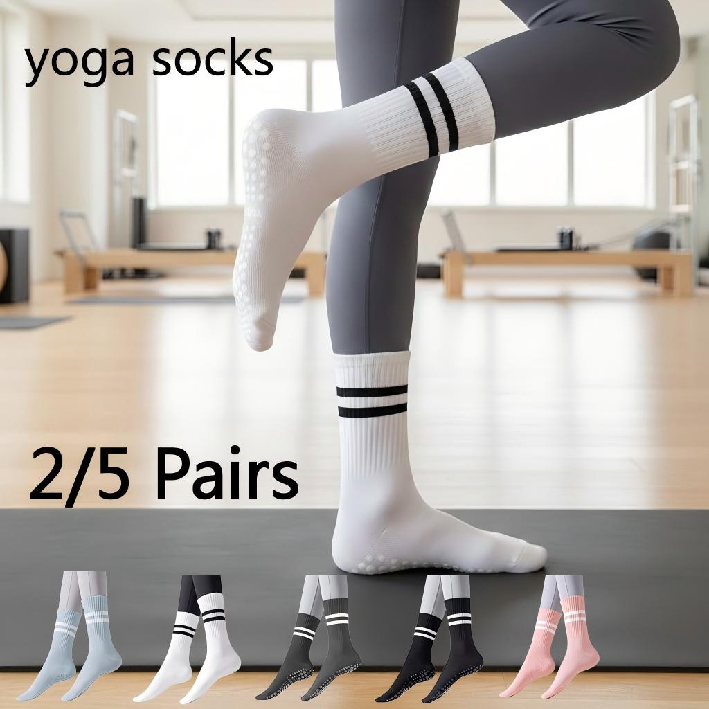Women Non Slip Yoga Socks, Gri - огляд і ціна Yoga Fitness Workout