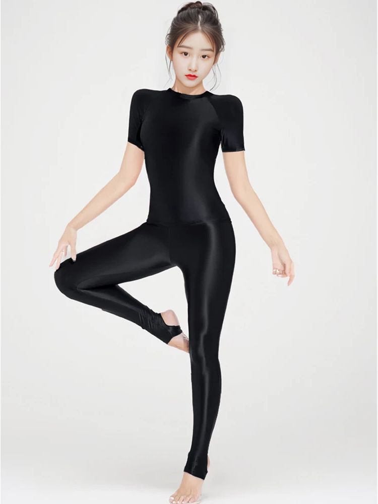 M-XL Glossy Shiny Elastic Shor - огляд і ціна Yoga Fitness Fit Club