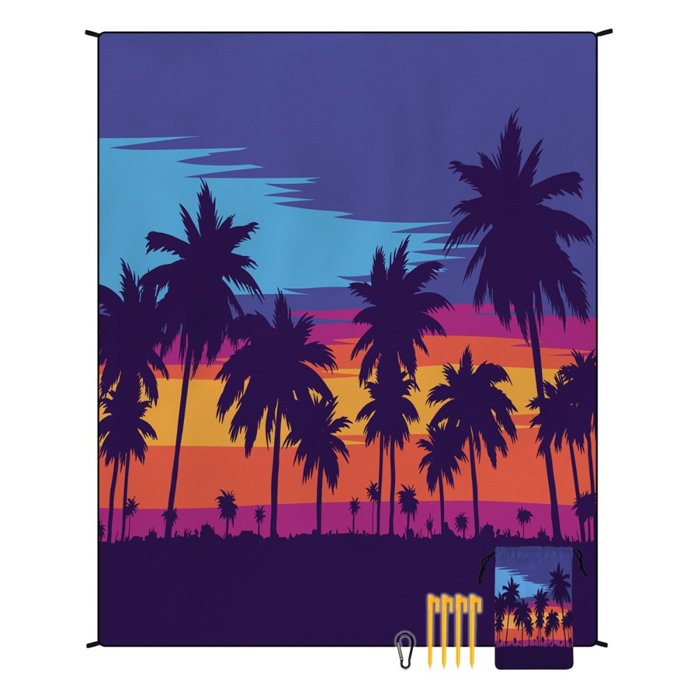 Palm Tree Beach Towel 71x86.6i - огляд і ціна Yoga Mat For Fitness
